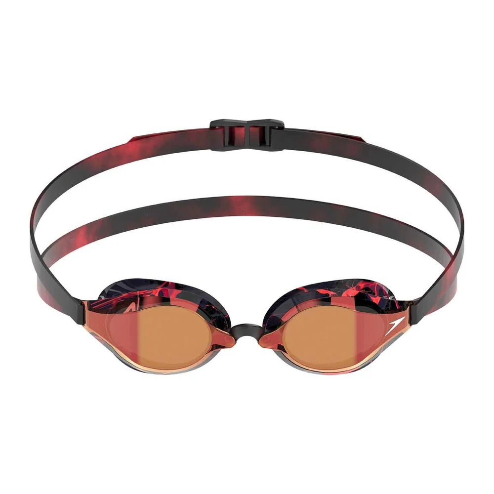 Speedo Fastskin Speedsocket 2 Mirror Goggles - Black / Red-Goggles-Speedo-SwimPath