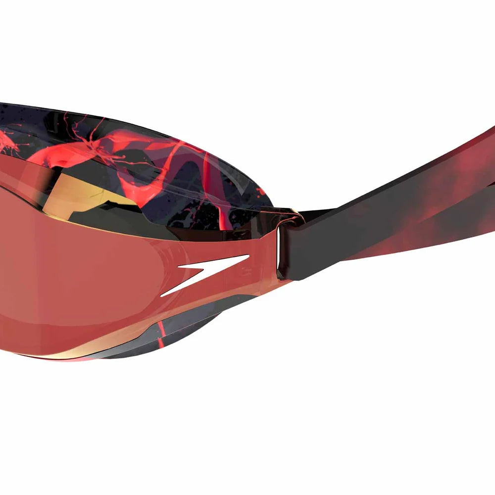 Speedo Fastskin Speedsocket 2 Mirror Goggles - Black / Red-Goggles-Speedo-SwimPath