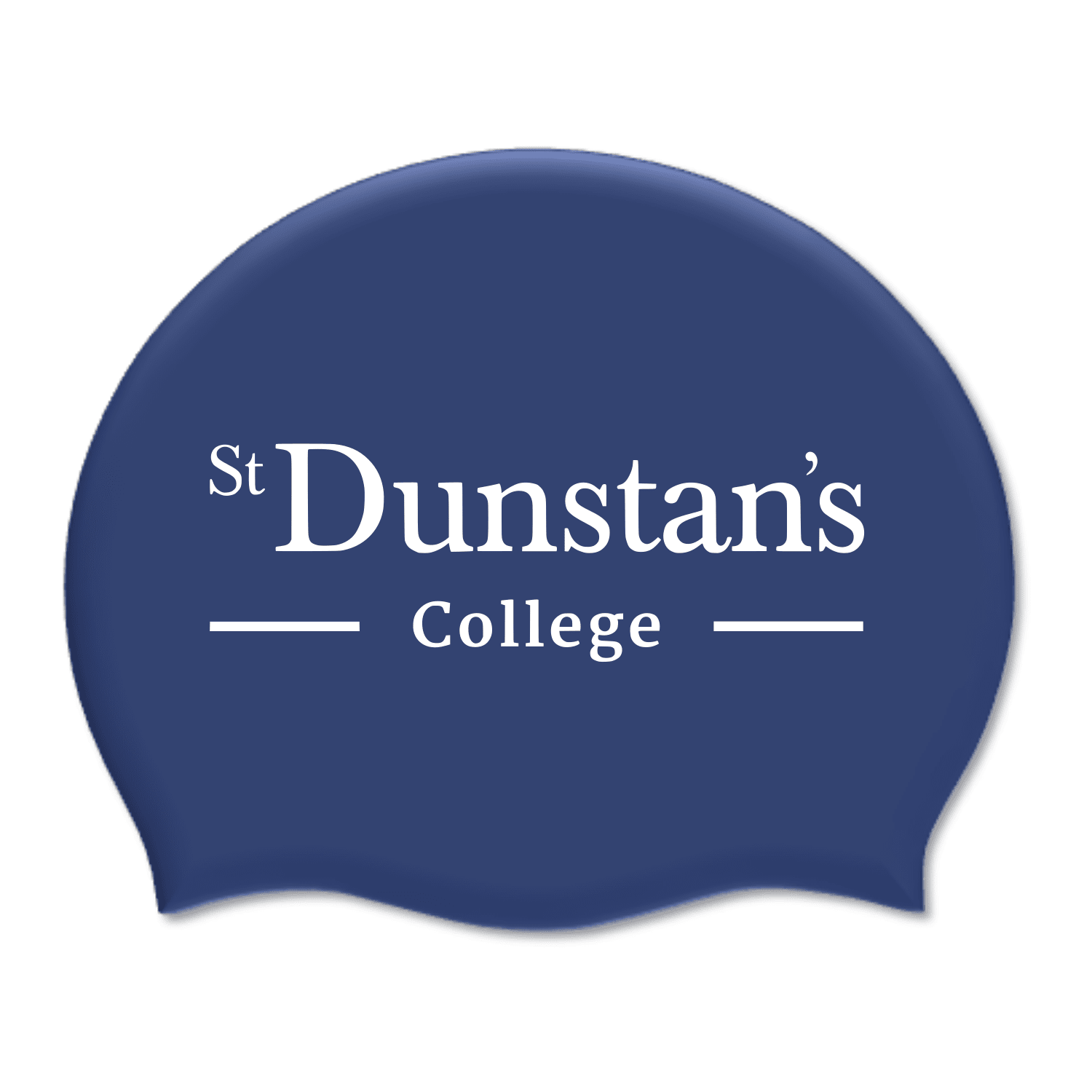 St. Dunstans College Team Silicone Suede Swimming Cap-Team Kit-St. Dunstans-SwimPath