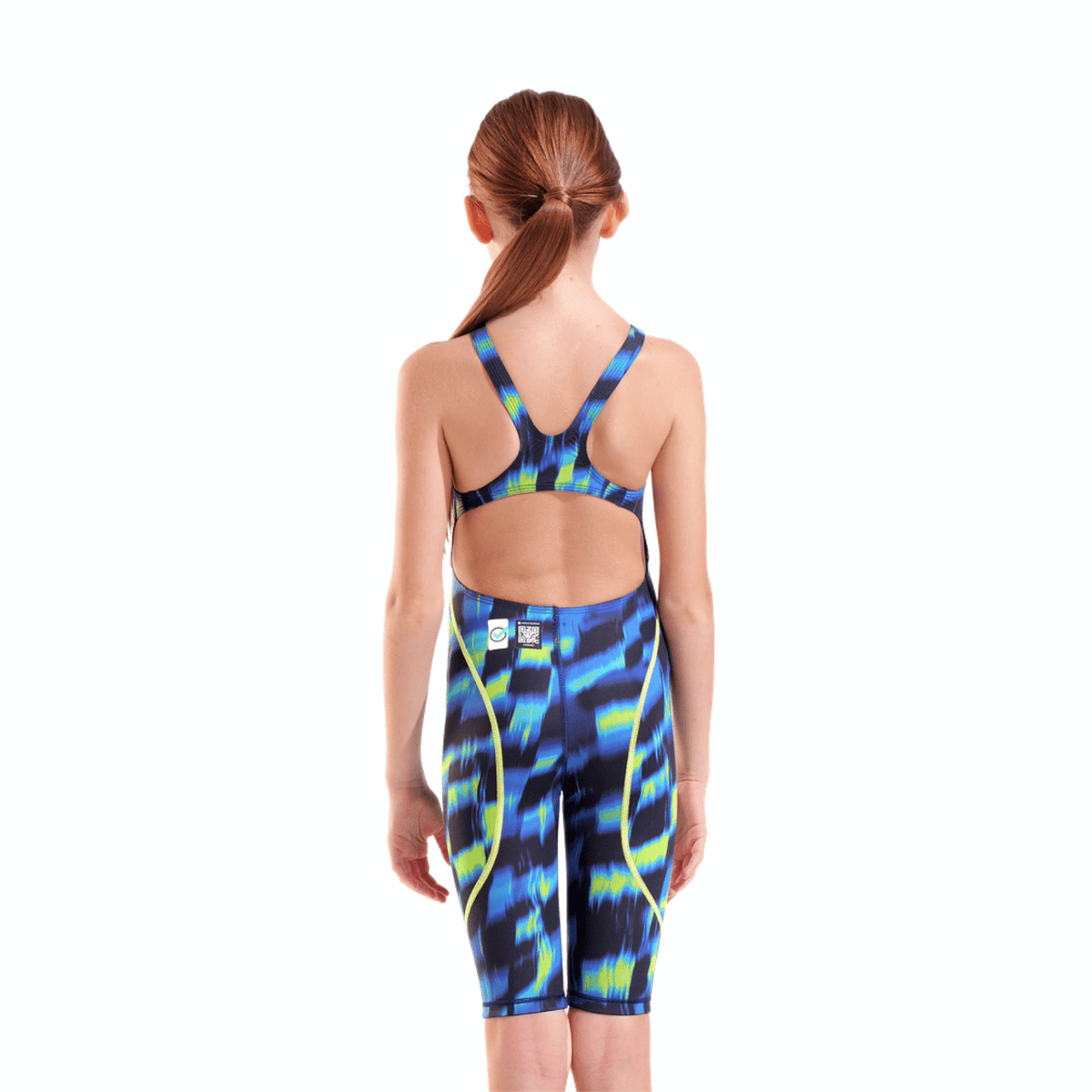 Arena Powerskin ST NEXT Girls Kneeskin Limited Edition - Aqua Gleam-Kneeskin-Arena-SwimPath