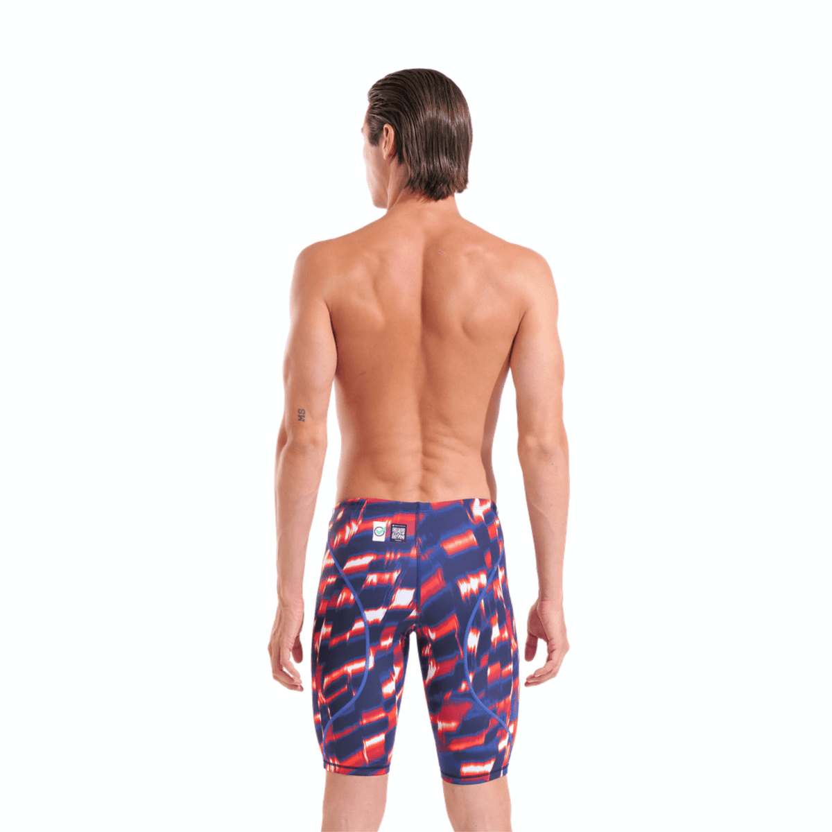 Arena Powerskin ST NEXT Mens Jammer Limited Edition - Red/White/Blue-Jammers-Arena-SwimPath