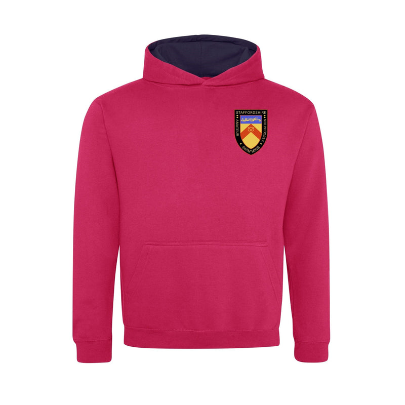Staffordshire County ASA County Championships 2024 Hoodie - Hot Pink/French Navy-Event-Staffordshire-9-11-SwimPath
