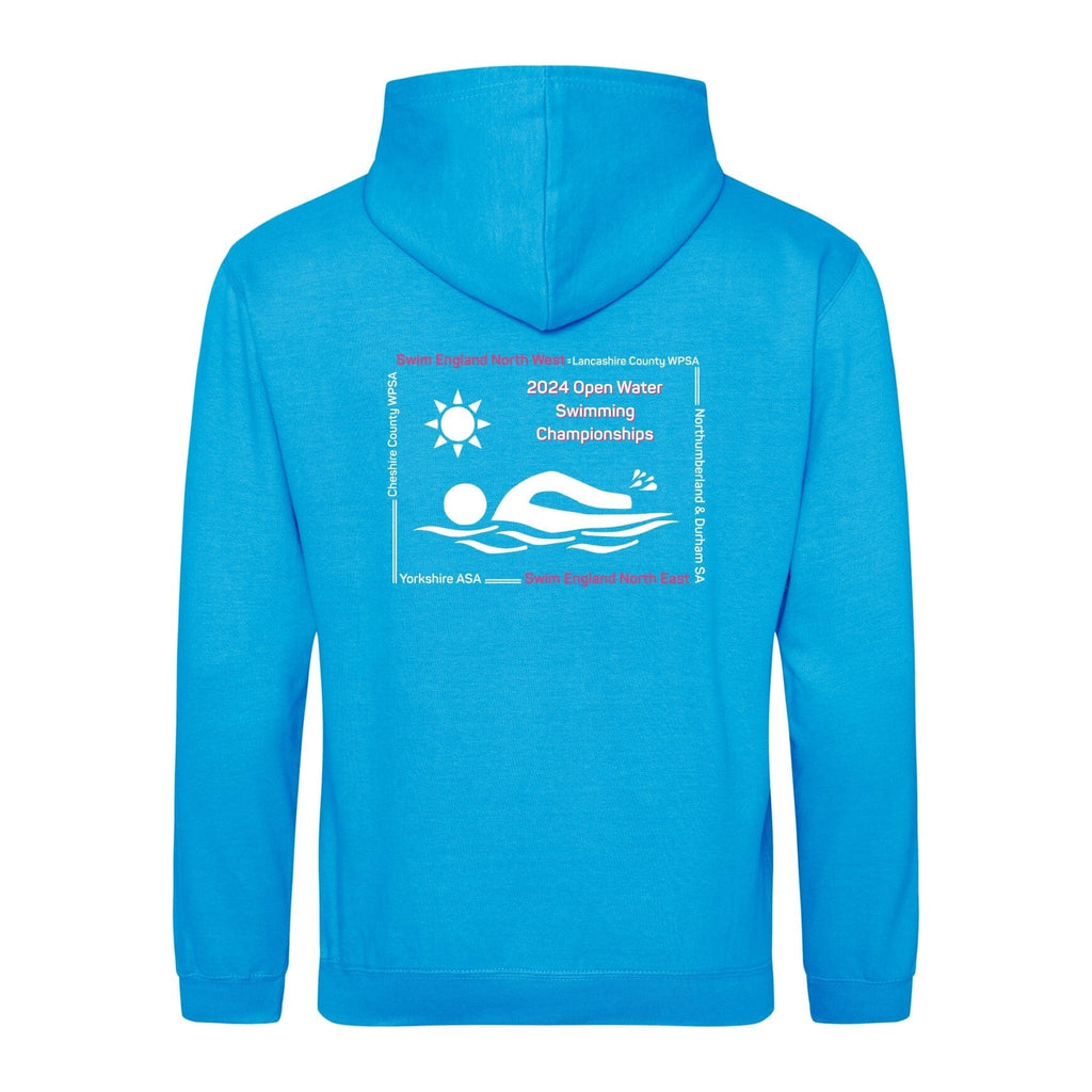 Swim England North West / North East Open Water Regional Championships 2024 Hoodie - Hawaiian Blue-Event-Swim England North West North East-SwimPath