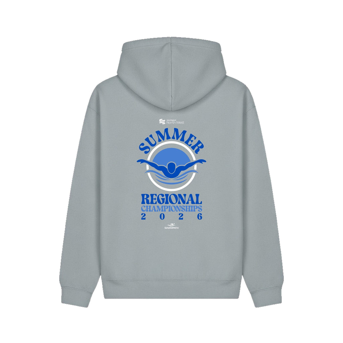 Swim England North West Summer Regional Championships 2026 Hoodie - Grey Mist-Event-Swim England North West-SwimPath
