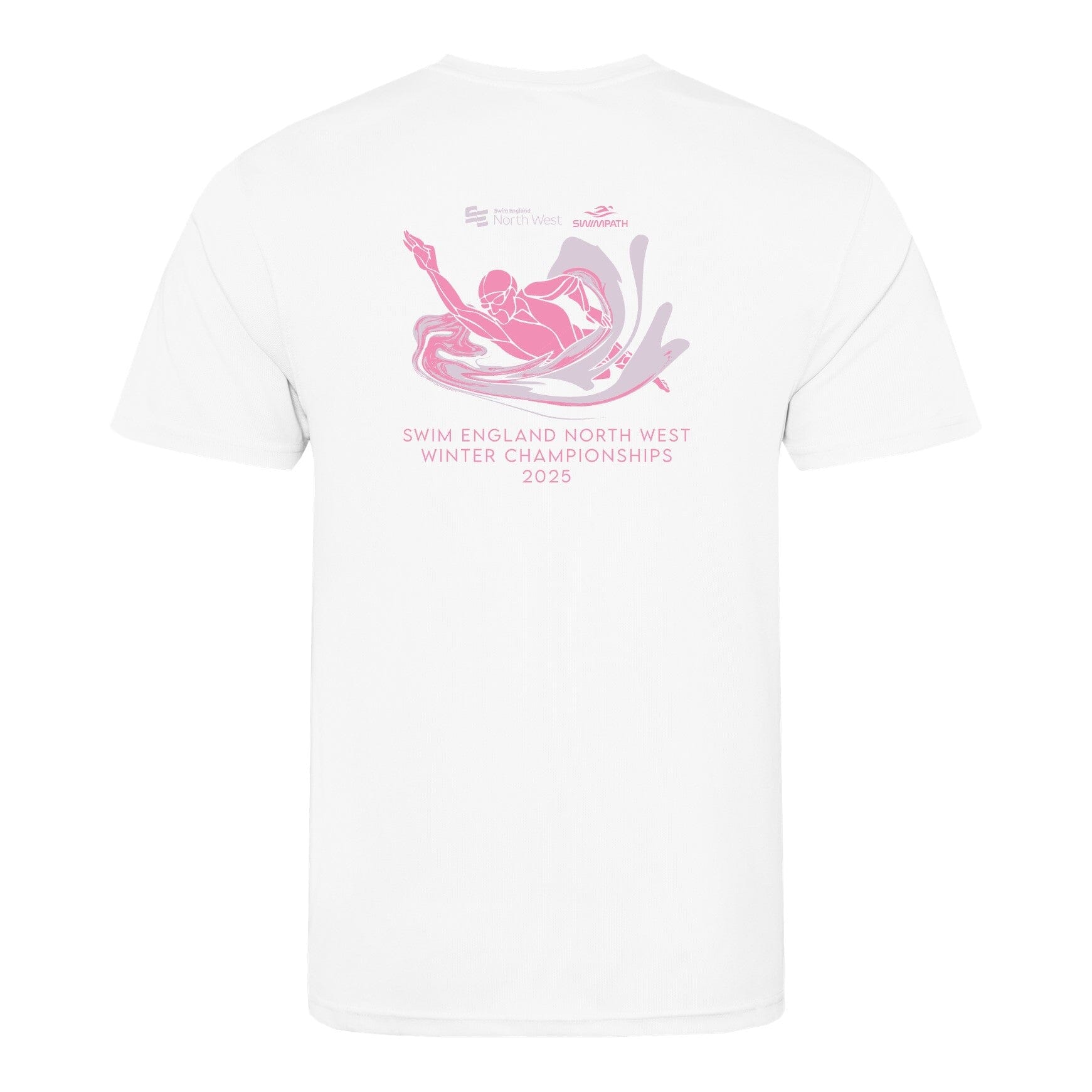 Swim England North West Winter Championships 2025 T-Shirt - Arctic White-Event-Swim England North West-SwimPath
