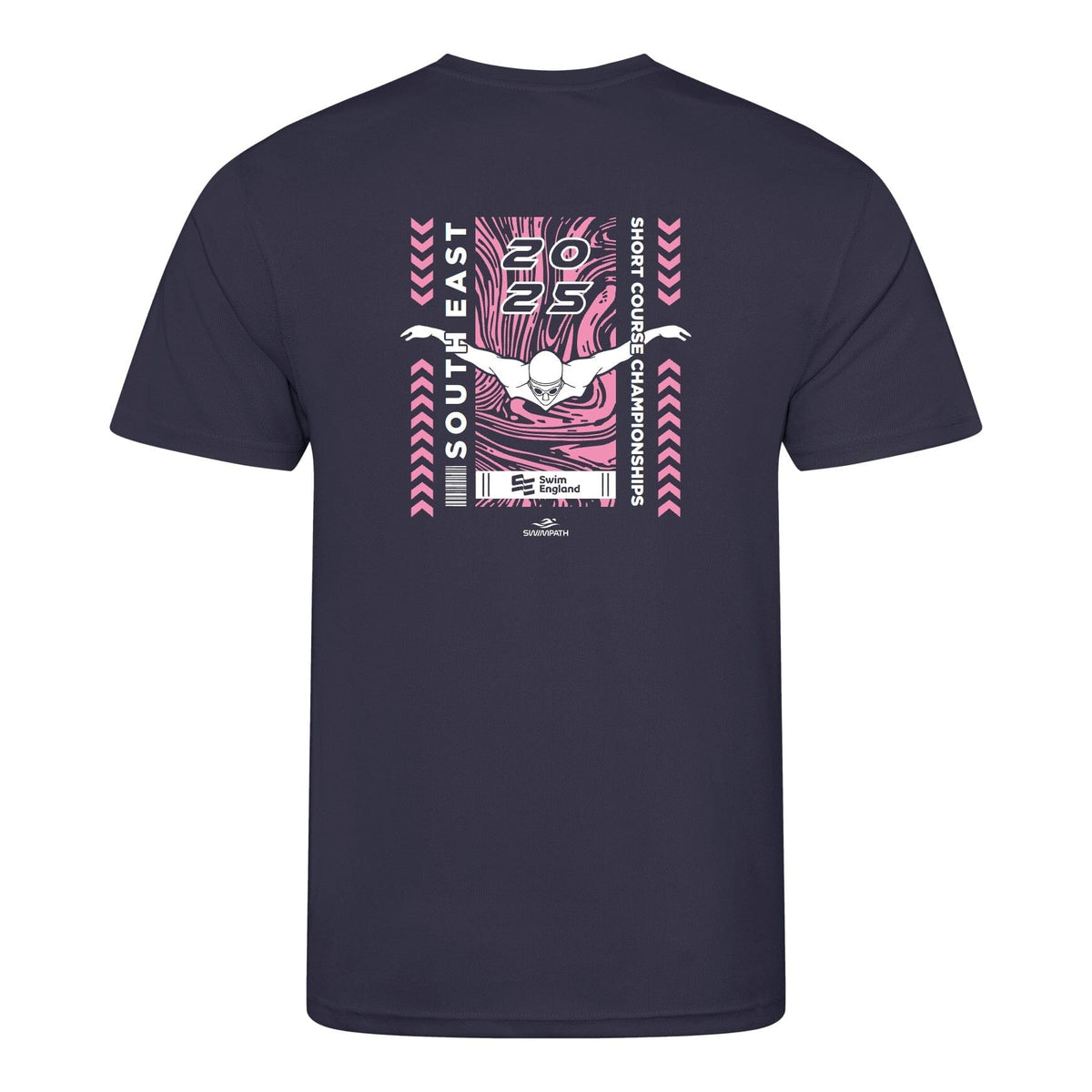 Swim England South East Short Course Championships 2025 T-Shirt - Oxford Navy-Event-Swim England South East-SwimPath