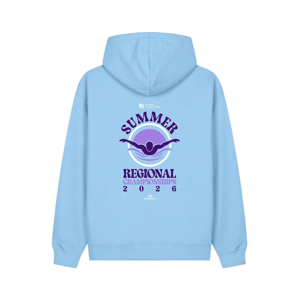 Swim England South West Summer Regional Championships 2026 Hoodie - Powder Blue-Event-Swim England South West-SwimPath