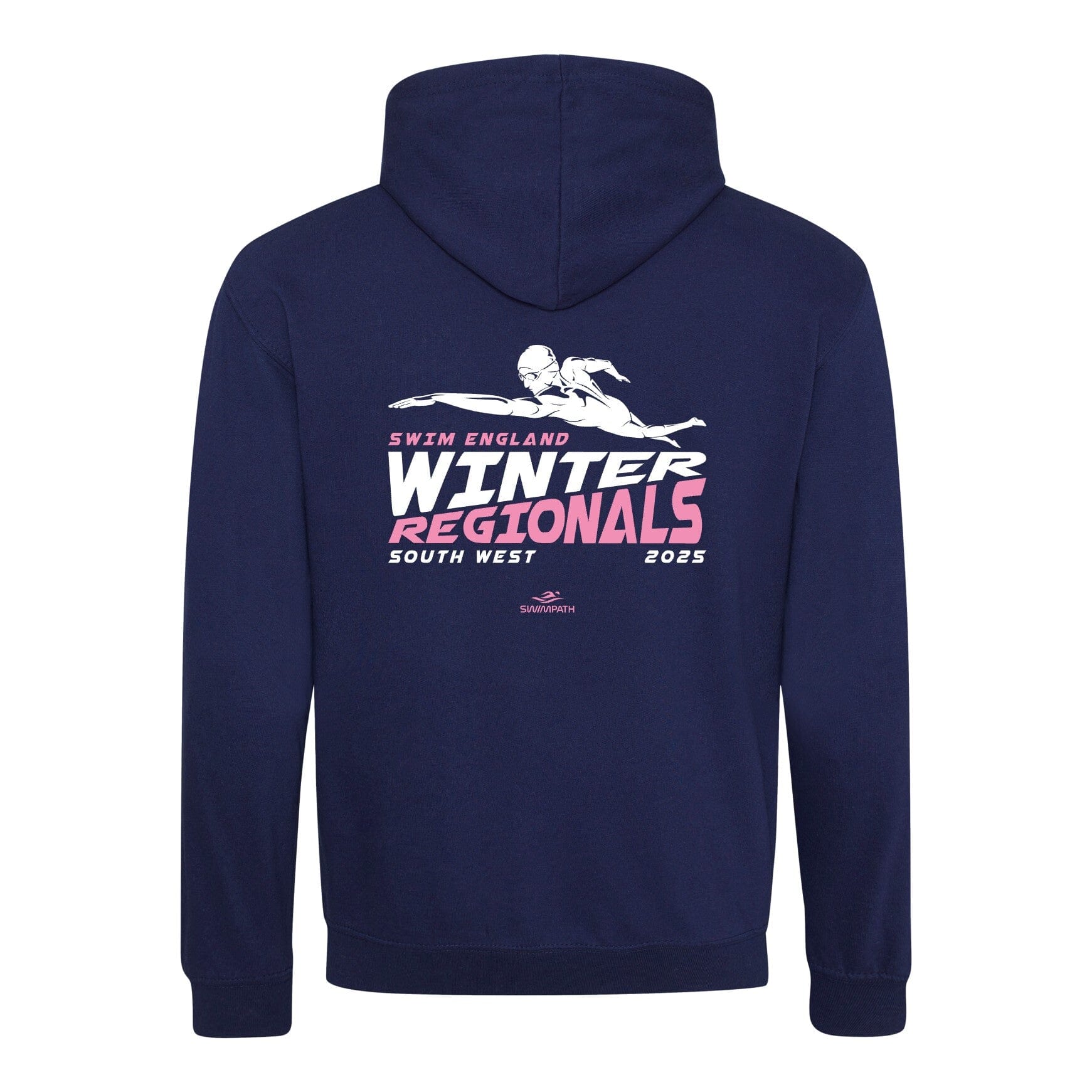 Swim England South West Winter Regionals 2025 Hoodie - Oxford Navy / Candyfloss-Event-Swim England South West-SwimPath