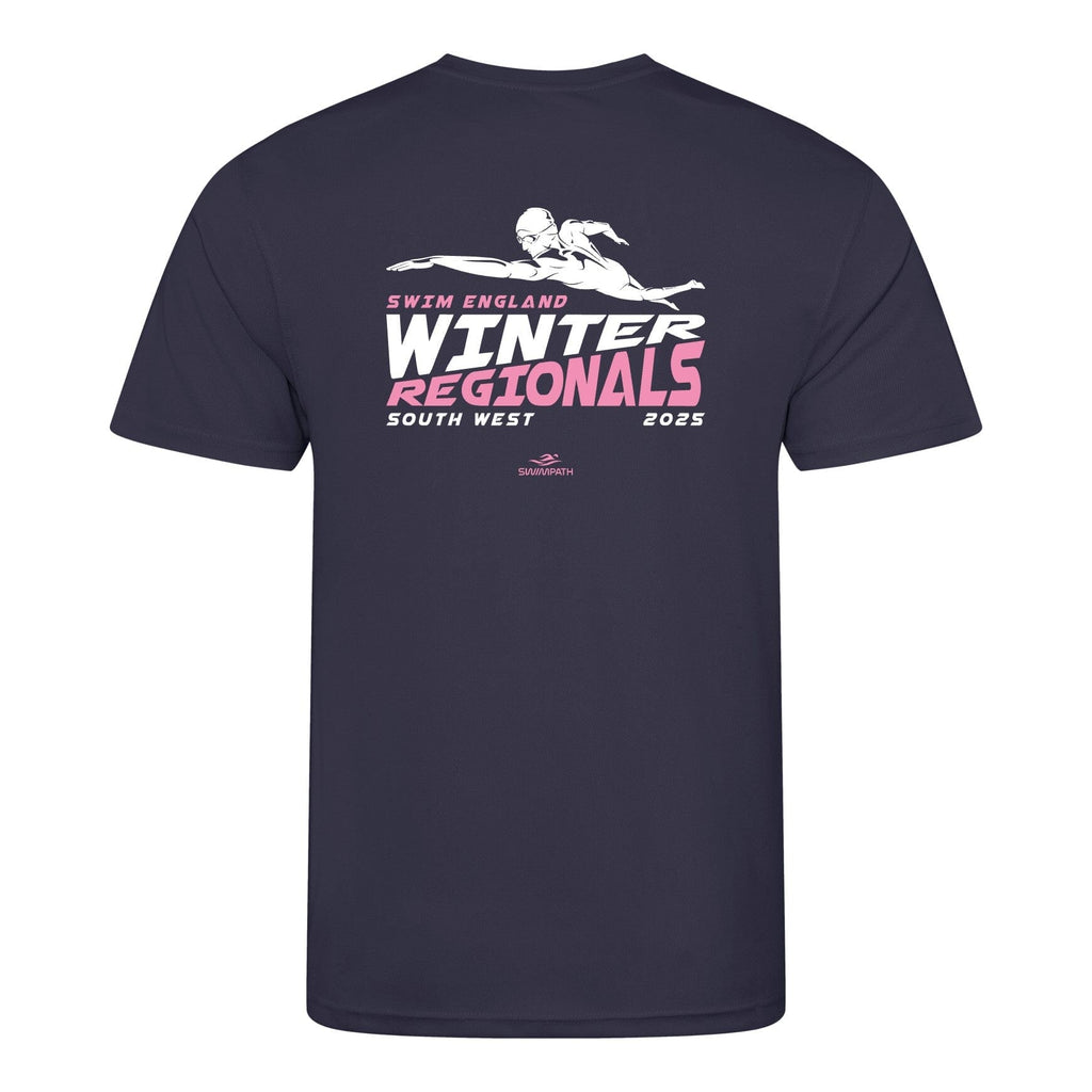 Swim England South West Winter Regionals 2025 T-Shirt - Oxford Navy-Event-Swim England South West-SwimPath