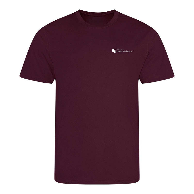 Swim England West Midlands Masters Championships 2026 T-Shirt - Burgundy-Event-Swim England West Midlands-SwimPath