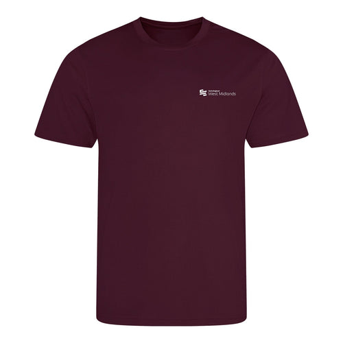 Swim England West Midlands Winter Regionals 2025 T-Shirt - Burgundy-Event-Swim England West Midlands-SwimPath