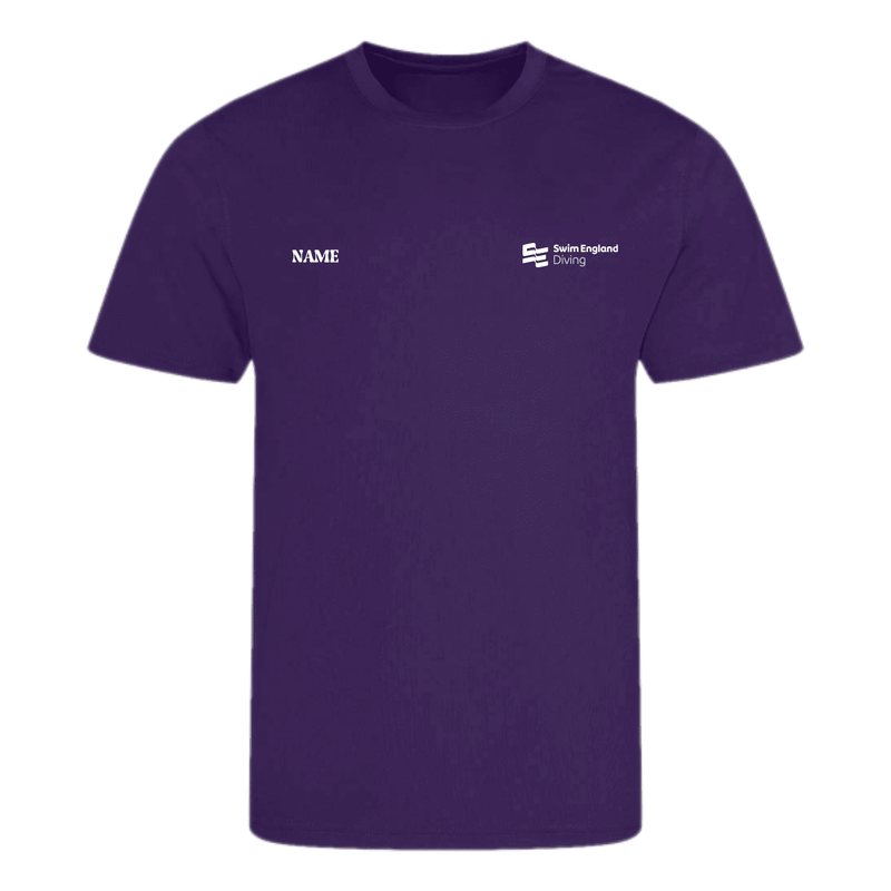 Swim England Diving National Skills Finals 2026 T-Shirt - Purple-Event-Swim England Diving-SwimPath