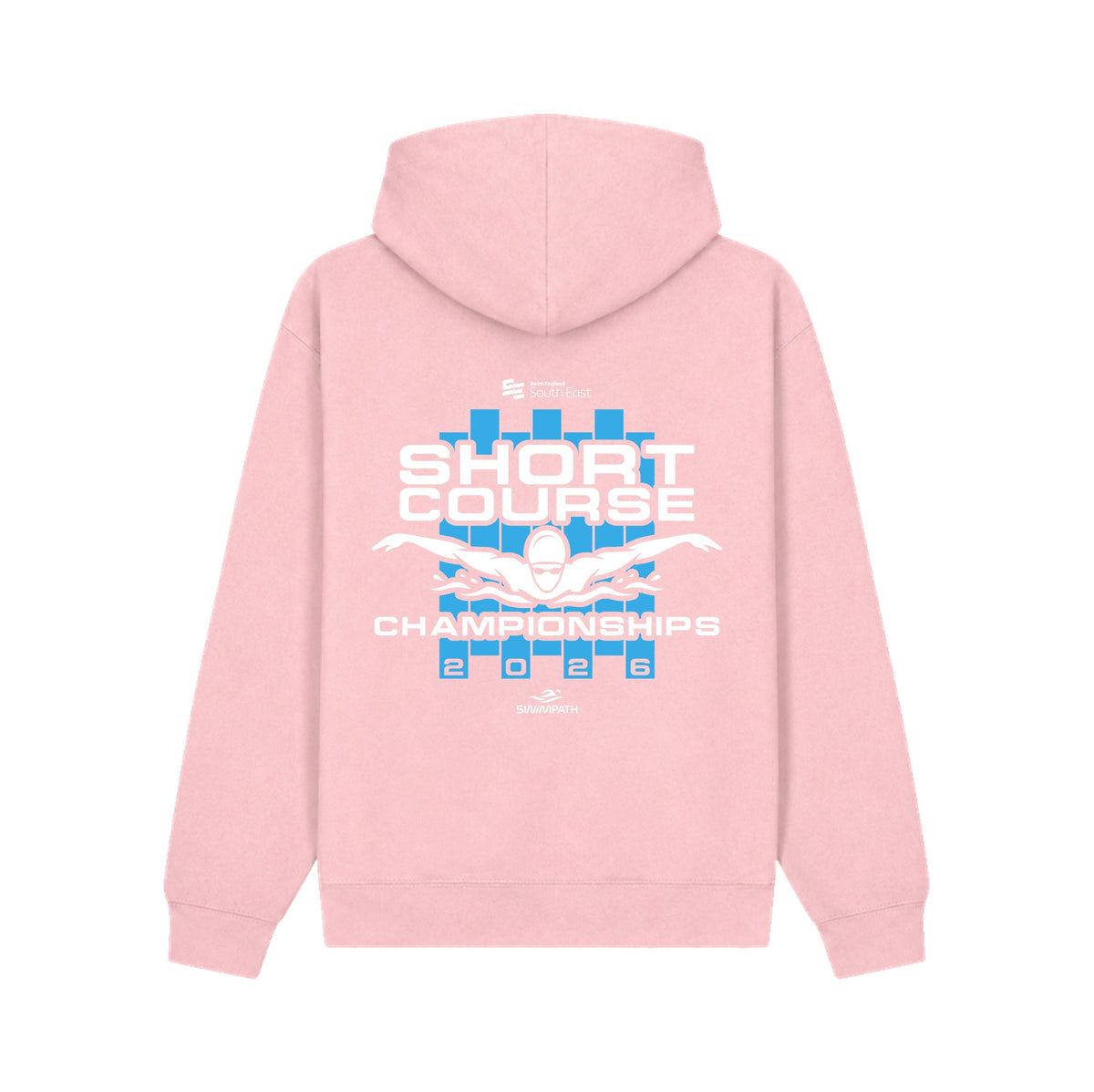 Swim England South East Winter Short Course Championships 2026 Hoodie - Baby Pink