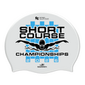 Swim England South East Winter Short Course Championships 2026 Silicone Suede Swimming Cap - White