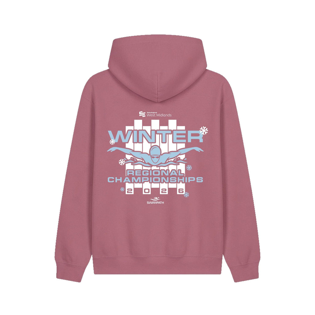 Swim England West Midlands Winter Regional Championships 2026 Hoodie - Soft Mulberry