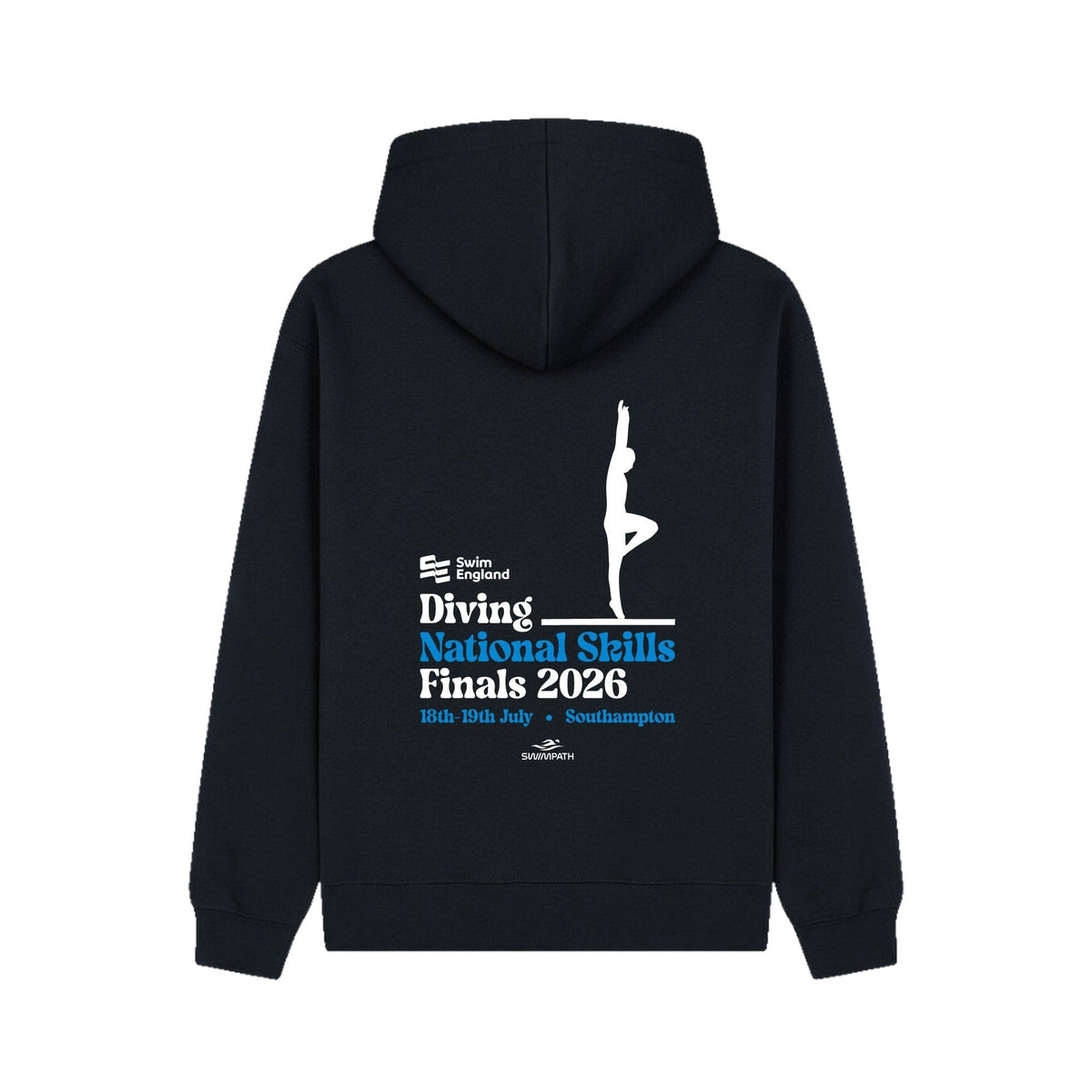 Swim England Diving National Skills Finals 2026 Hoodie - Black-Event-Swim England Diving-SwimPath