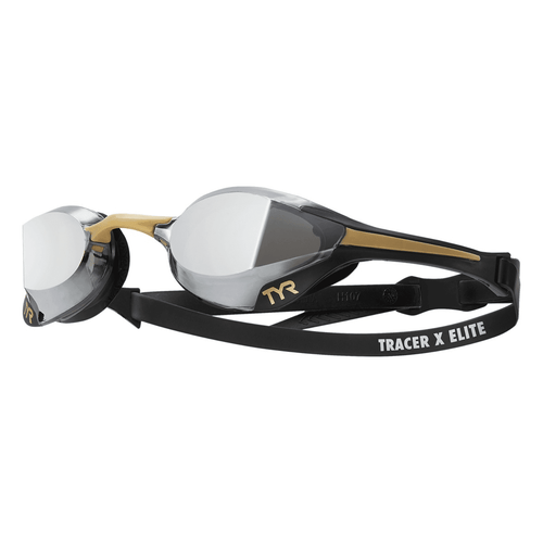 TYR Tracer-X Elite Mirrored - Black/Gold-Goggles-TYR-SwimPath