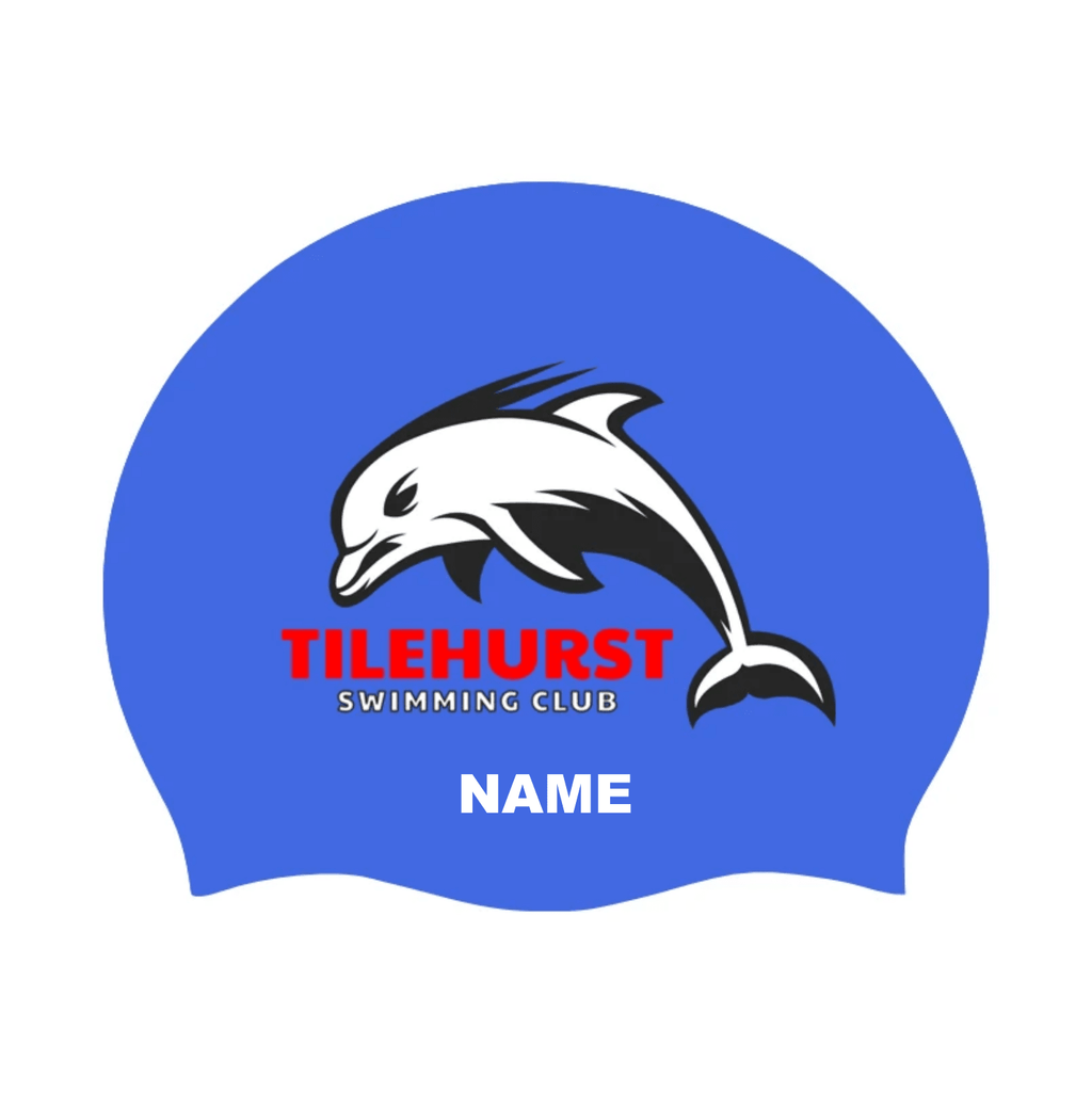 Tilehurst Swimming Club Silicone Suede Swimming Cap - Named
