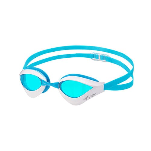 View Blade ORCA Mirrored Goggles - White/Blue