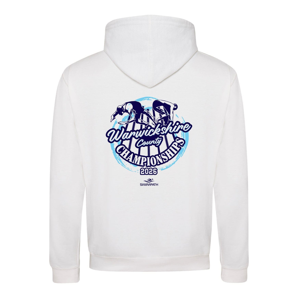 Warwickshire ASA County Championships 2026 Hoodie - Arctic White / French Navy-Event-Warwickshire-SwimPath