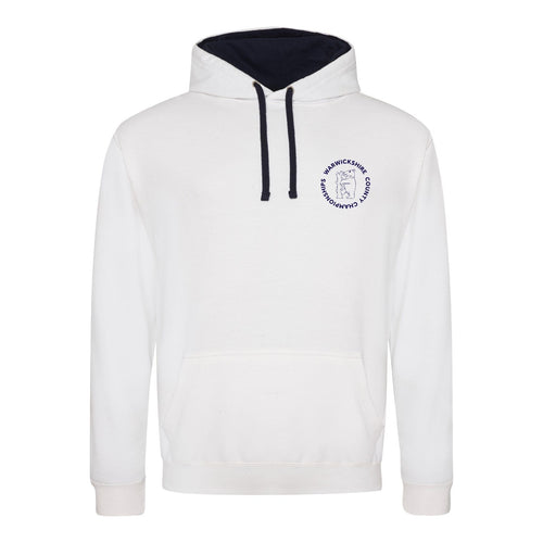 Warwickshire ASA County Championships 2026 Hoodie - Arctic White / French Navy-Event-Warwickshire-SwimPath