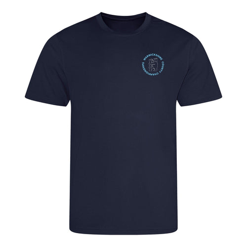 Warwickshire ASA County Championships 2026 T-Shirt - French Navy-Event-Warwickshire-SwimPath