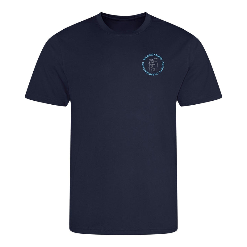 Warwickshire ASA County Championships 2026 T-Shirt - French Navy-Event-Warwickshire-SwimPath