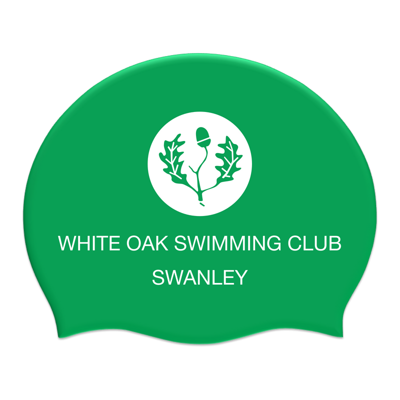 White Oak SC Silicone Suede Swimming Cap