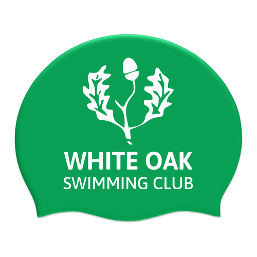 White Oak SC Silicone Suede Swimming Cap-Team Kit-White Oak-SwimPath