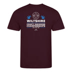 Wiltshire County ASA County Championships 2025 T-Shirt - Burgundy-Event-Wiltshire-SwimPath