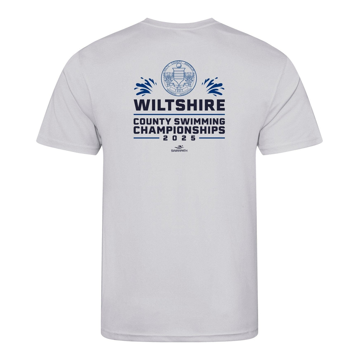 Wiltshire County ASA County Championships 2025 T-Shirt - Heather Grey-Event-Wiltshire-SwimPath