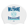 Wiltshire County ASA County Championships 2026 Silicone Suede Swimming Cap - White-Event-Wiltshire-SwimPath
