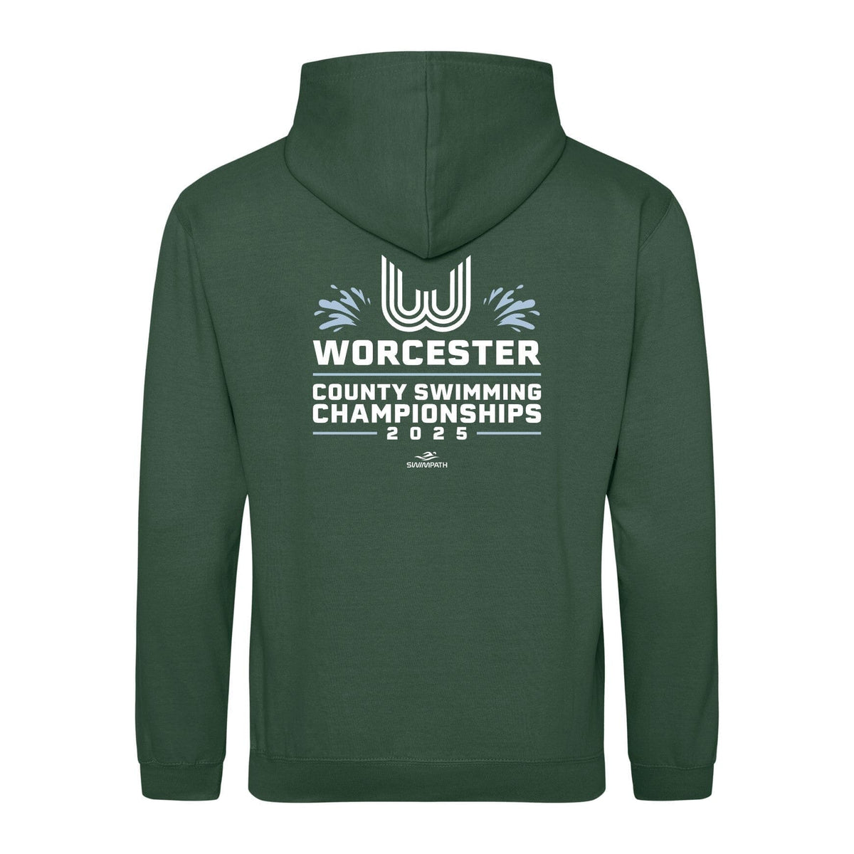 Worcester County ASA County Championships 2025 Hoodie - Bottle Green-Event-Worcester-SwimPath