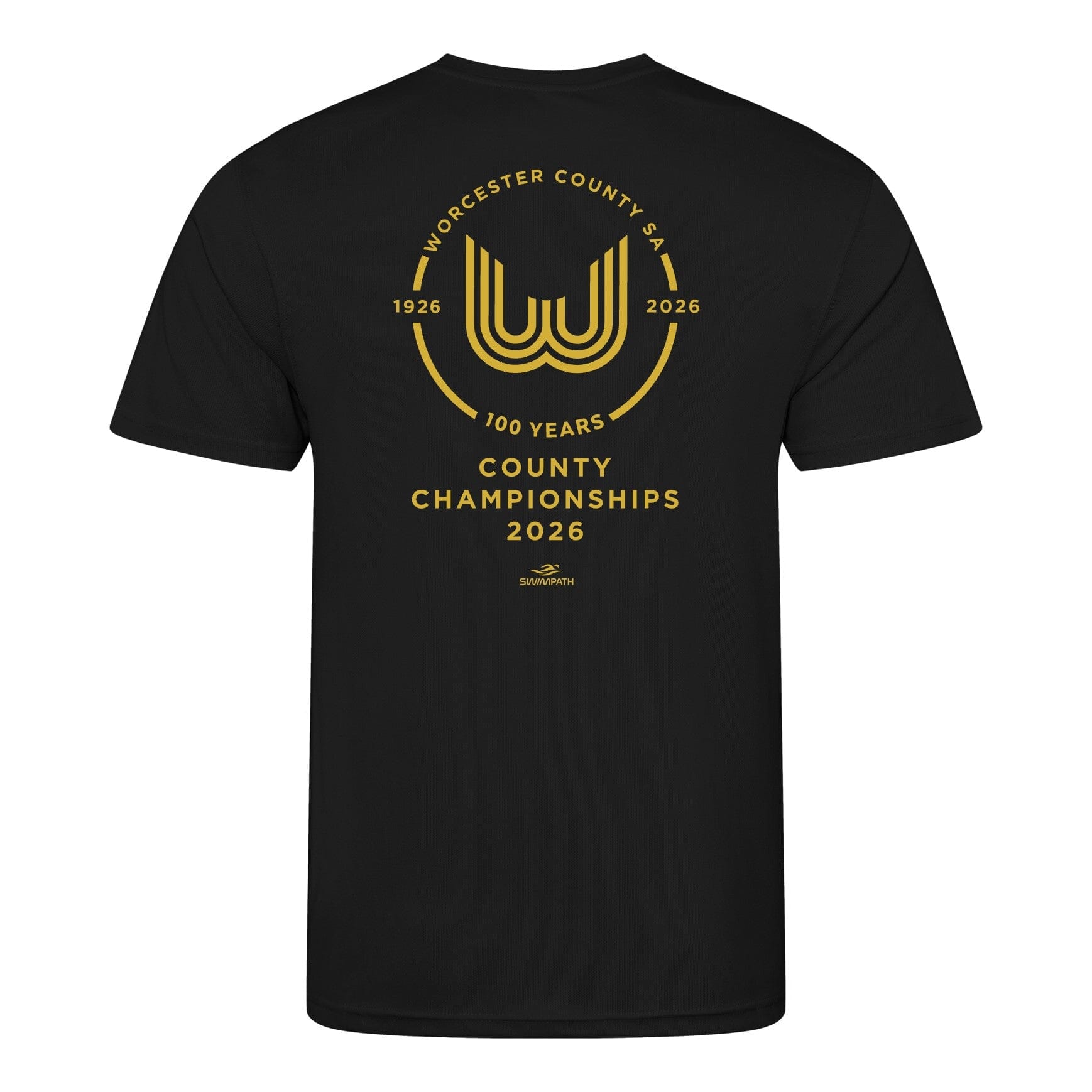 Worcester County ASA County Championships 2026 T-Shirt - Jet Black-Event-Worcester-SwimPath