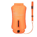 Zone3 Recycled Safety Buoy/Dry Bag 28L - Orange-Training Aids-Zone3-SwimPath