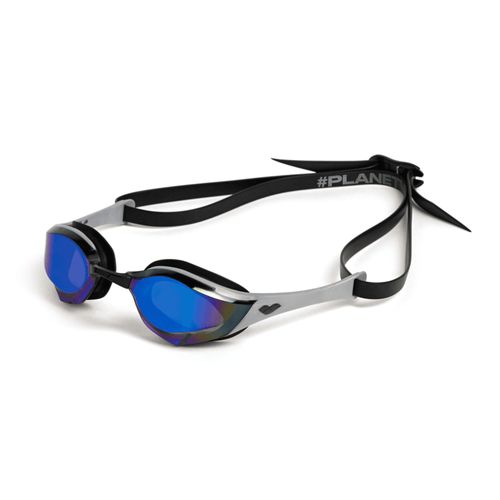 arena Cobra Edge Swipe Mirror Goggles - Blue/Silver/Black-Goggles-Arena-SwimPath