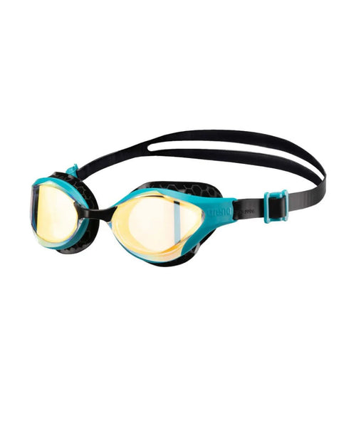 Arena Air Bold Swipe Mirror Goggles - Copper/Green-Goggles-Arena-SwimPath
