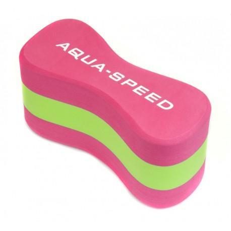 Aqua Speed Junior Pull Buoy - Pink Green-Pull Buoy-Aqua Speed-Junior-SwimPath