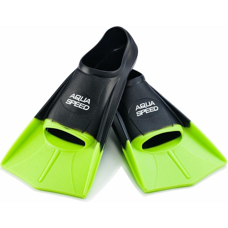 Aqua Speed Training Fins - Black/Green-Fins-Aqua Speed-SwimPath
