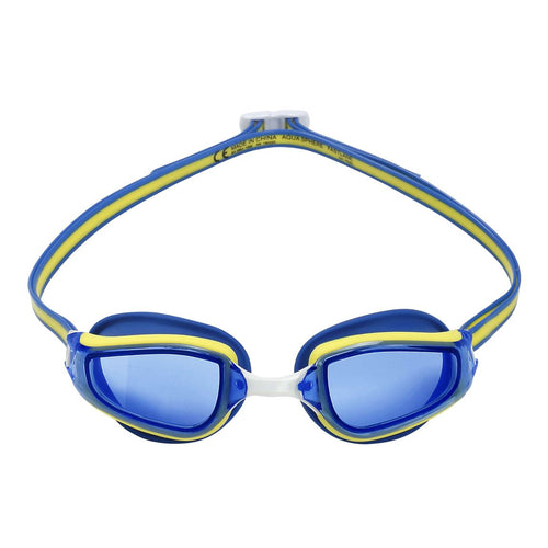 Aqua Sphere Fastlane Goggles - Blue/Yellow-Goggles-Aqua Sphere-SwimPath