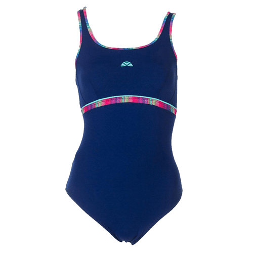 Aquarapid Womens Amic Body Shape Swimsuit - Blue Multi-Swimsuit-Aquarapid-SwimPath