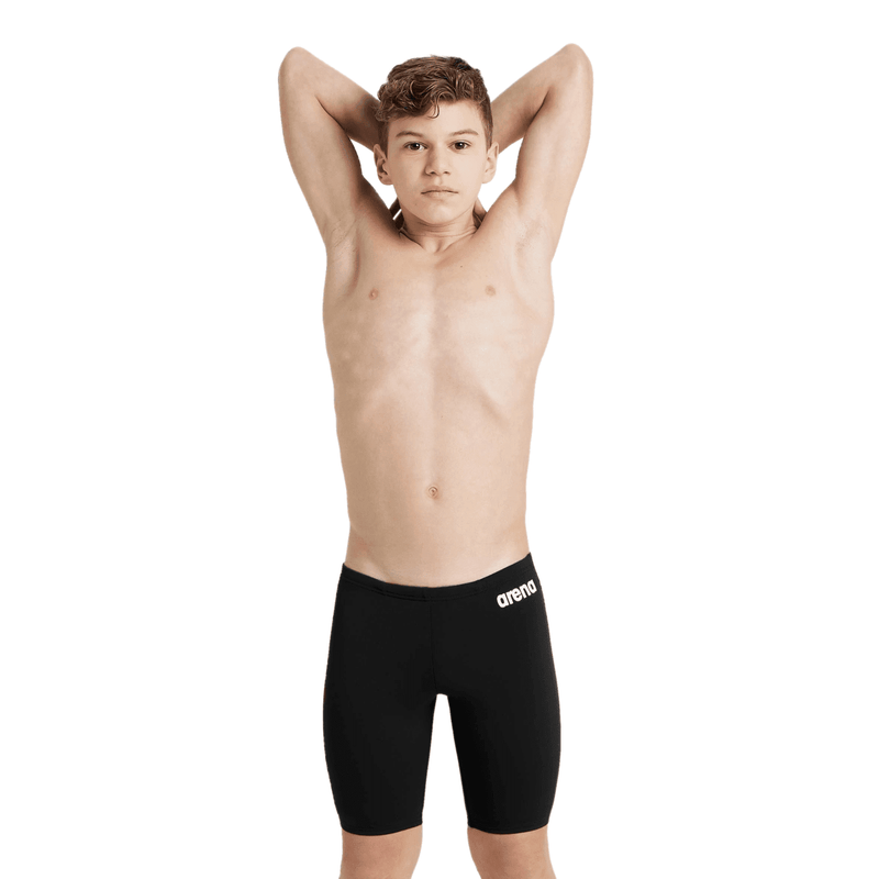 Arena Boy s Team Swim Solid Jammer Black White