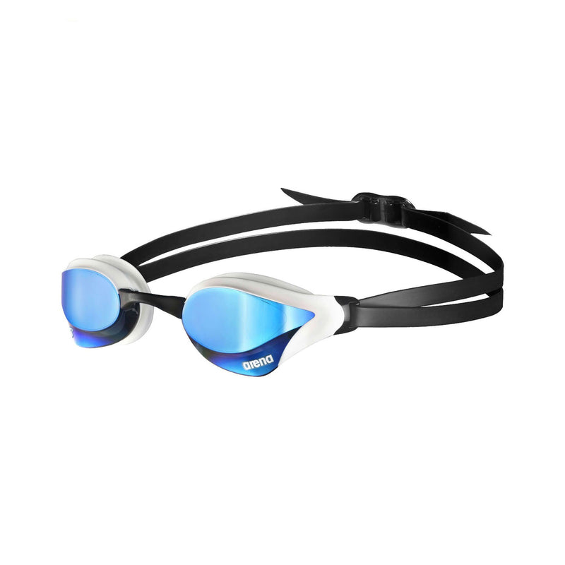 Arena Cobra Core Swipe Mirror Goggles -Blue/White-Goggles-Arena-Blue/White-SwimPath