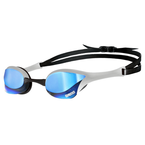 Arena Cobra Ultra Swipe Mirror Goggles - Silver/Blue-Goggles-Arena-SwimPath
