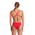 Arena Womens Team Swimsuit Challenge Solid - Red/White-Swimsuit-Arena-SwimPath