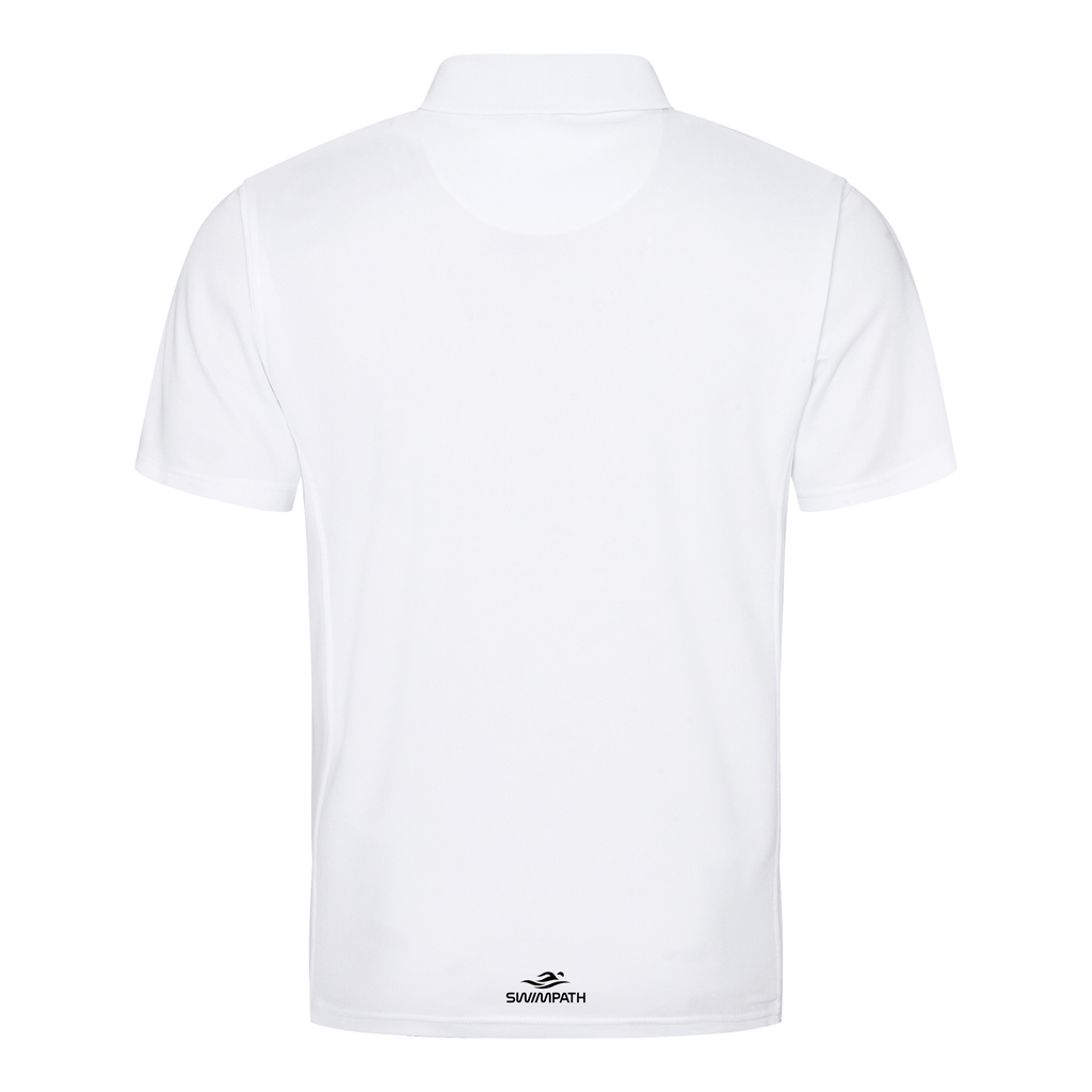 Burnham-on-Sea Academy Swim Team Polo Shirt - White-Team Kit-Burnham-on-sea-SwimPath