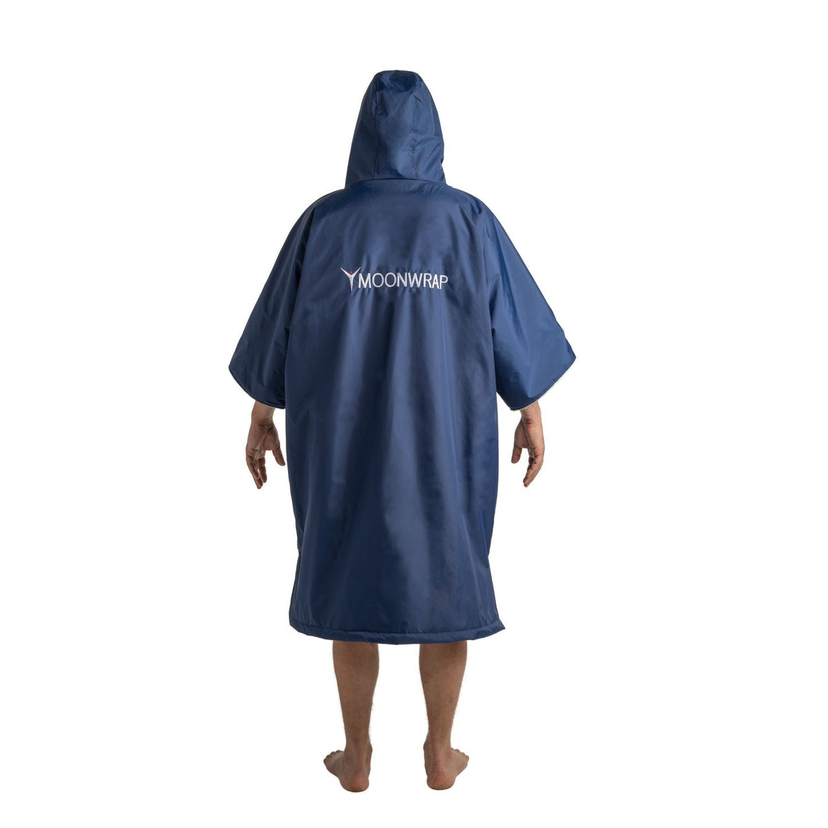 Frostfire Moonwrap Adults Short Sleeve Waterproof Changing Robe - Navy-Changing Robe-Frostfire-SwimPath