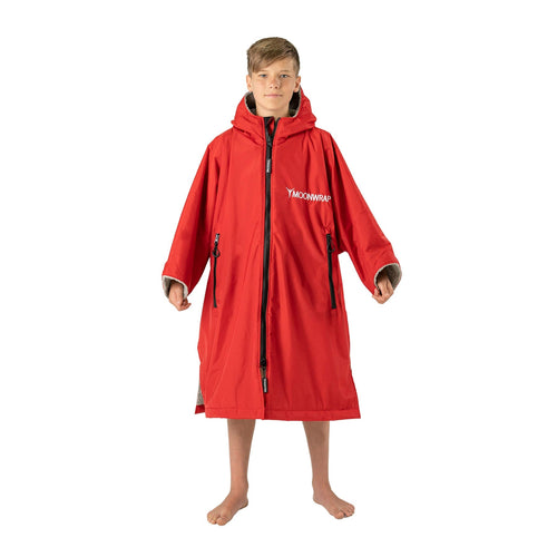 Frostfire Moonwrap Kids Waterproof Changing Robe - Red-Changing Robe-Frostfire-SwimPath