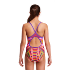 Funkita Primal Party Girl's Diamond Back Swimsuit-Swimsuit-Funkita-SwimPath