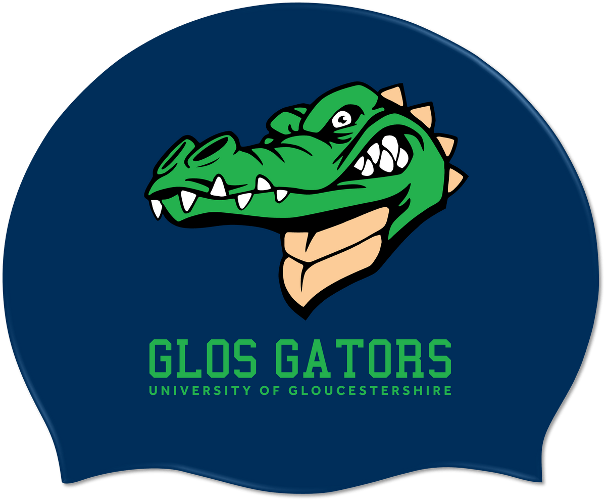 Gloucester Gators Silicone Swimming Cap - Navy-Team Kit-Glos Gators-SwimPath